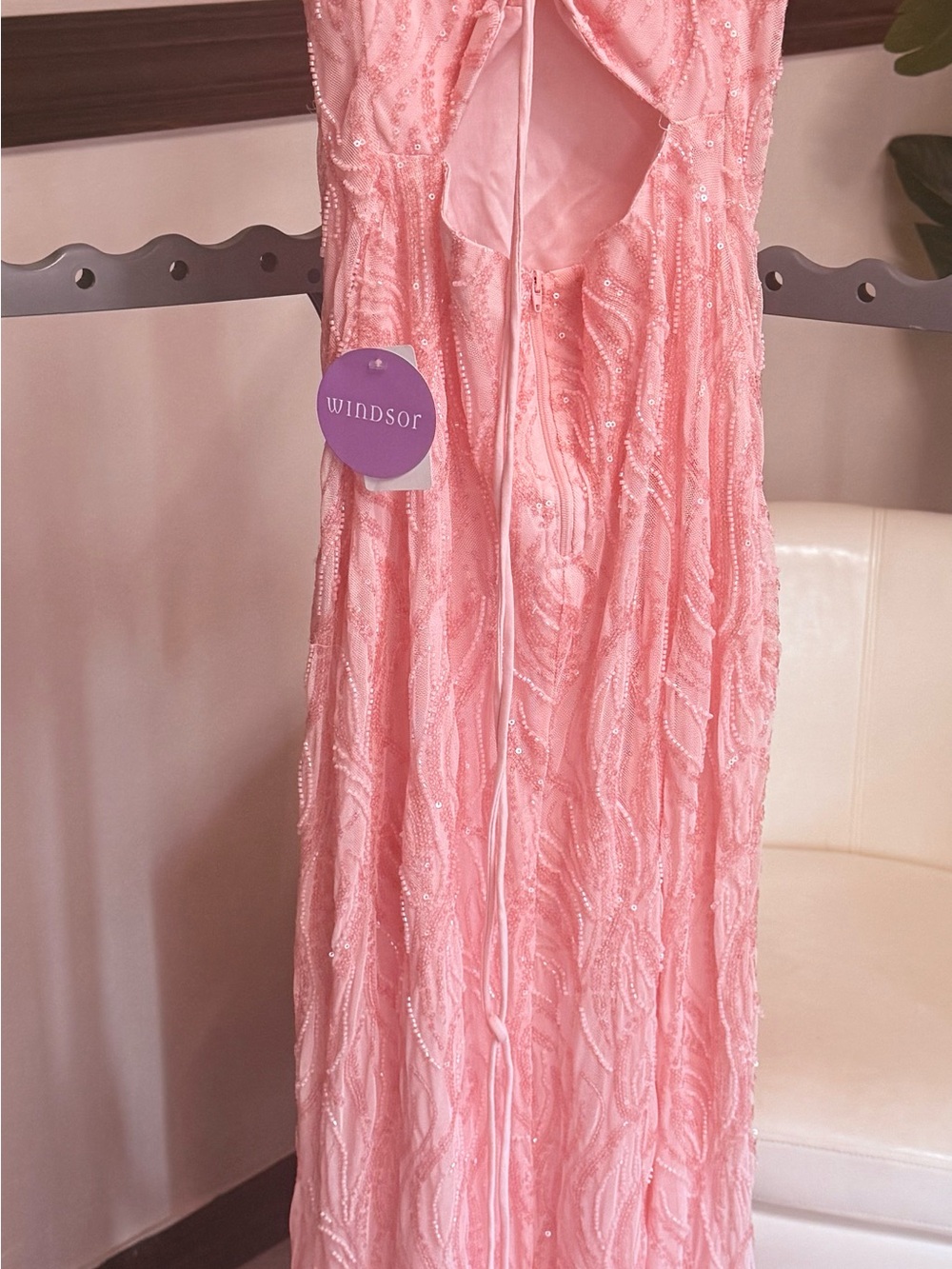 Windsor Pink Beaded Chemise Slip